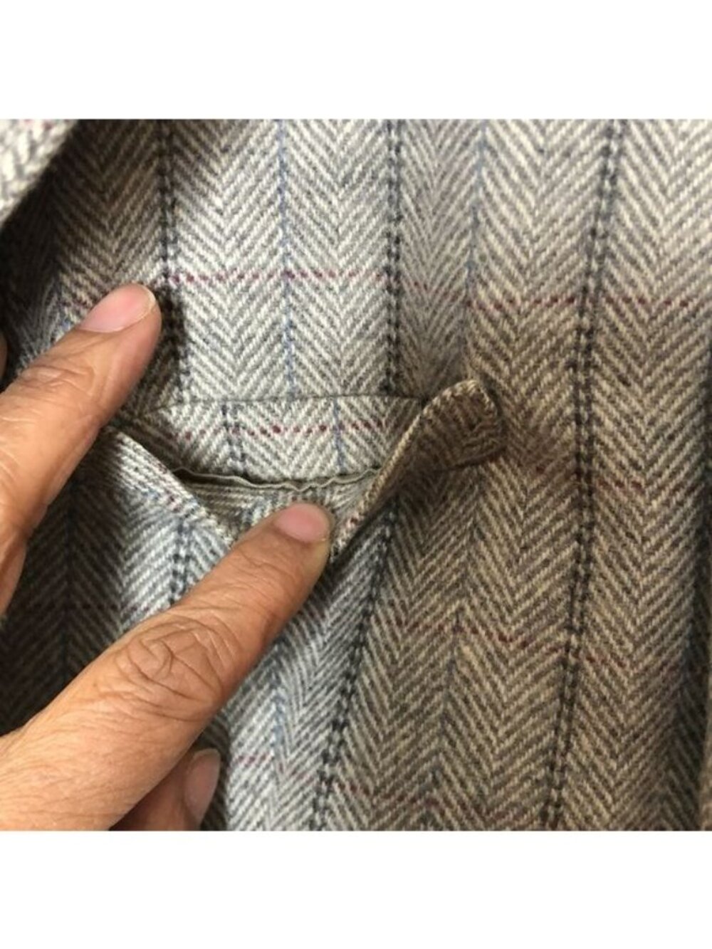 Vintage Edgeworth Clothiers Womens Gray 2-Piece Skirt Suit Jacket Set Size 10 - Picture 5 of 14